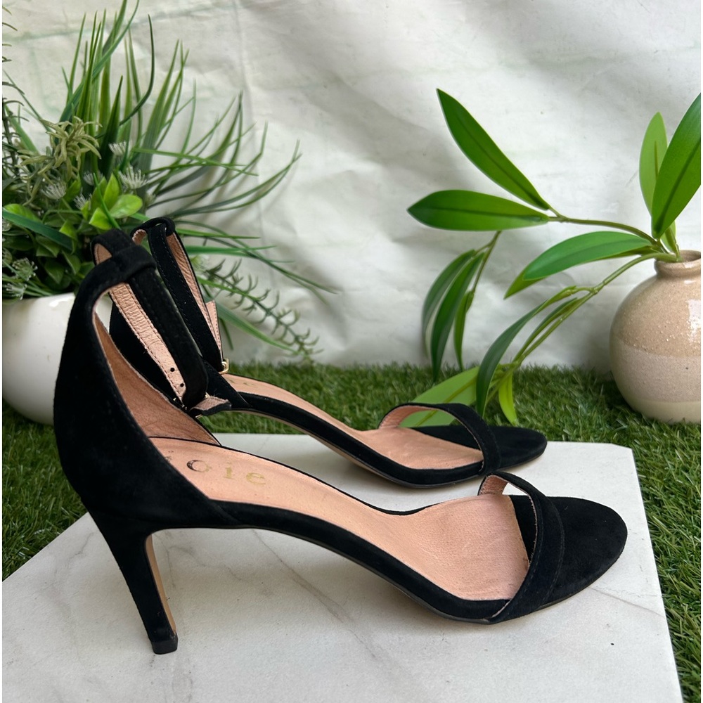 Joie Maisie Suede Sandal black women size 7.5 new no box - Picture 13 of 15